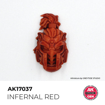 AK Interactive Quick Gen 17037 Infernal Red 18ml Acrylic Paint