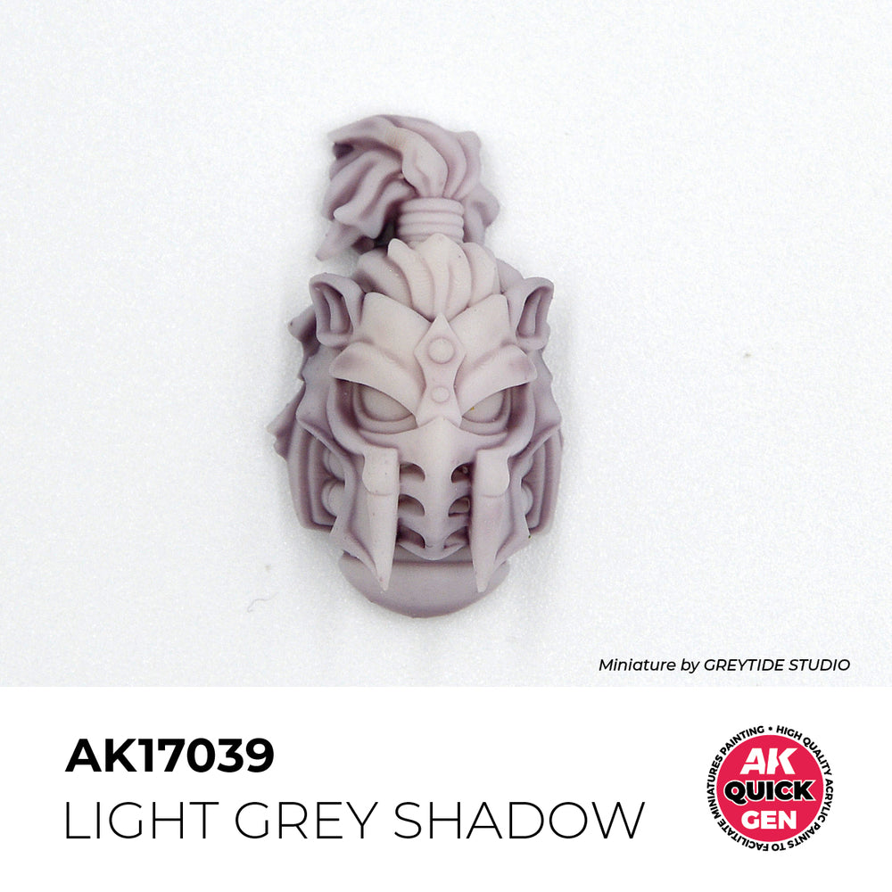 AK Interactive Quick Gen 17039 Light Grey Shadow 18ml Acrylic Paint