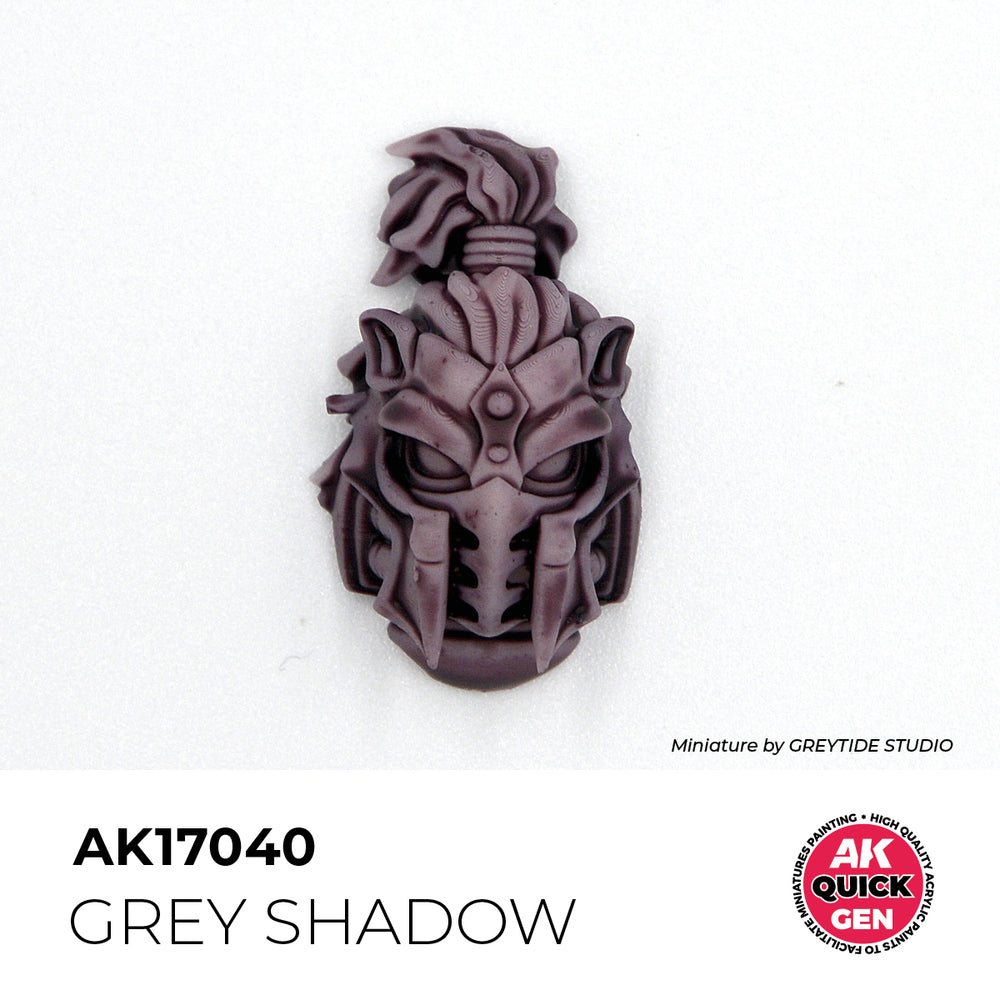 AK Interactive Quick Gen 17040 Grey Shadow 18ml Acrylic Paint