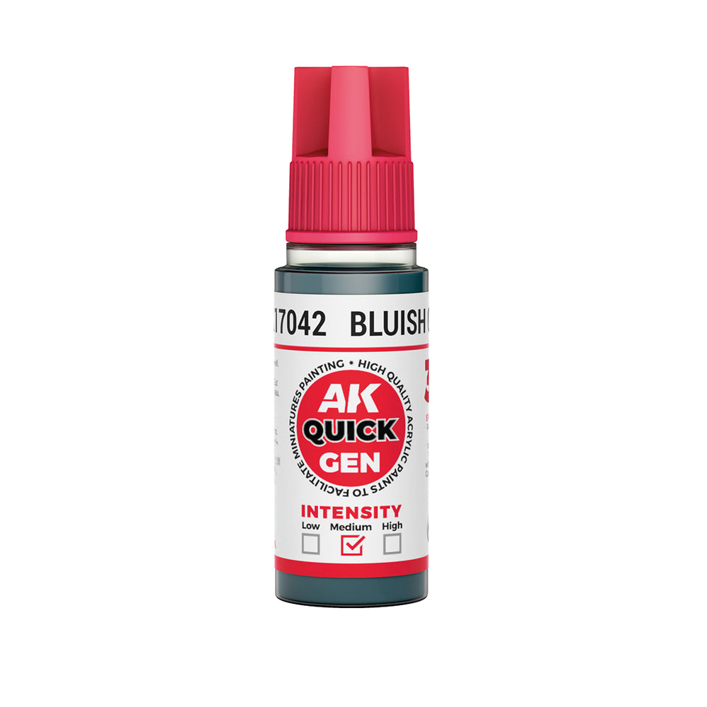 AK Interactive Quick Gen 17042 Bluish Grey 18ml Acrylic Paint