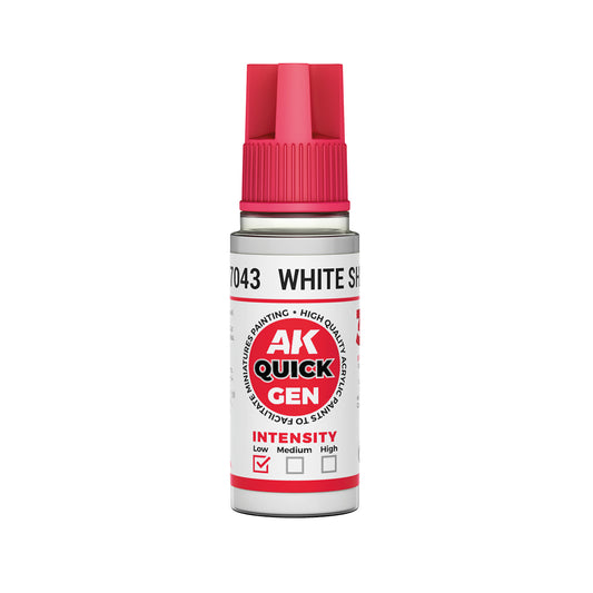 AK Interactive Quick Gen 17043 White Shadow 18ml Acrylic Paint