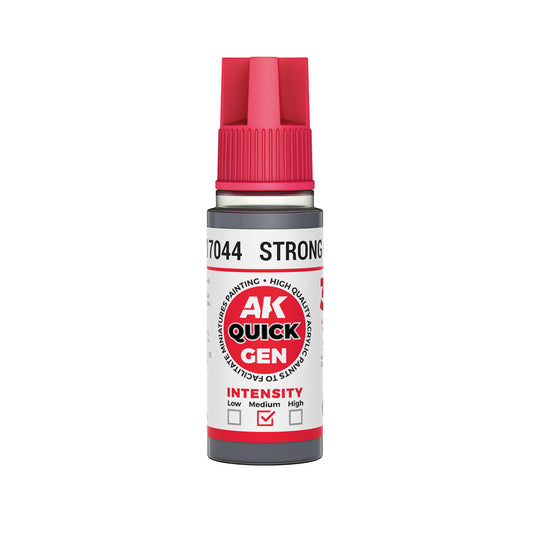 AK Interactive Quick Gen 17044 Strong Grey 18ml Acrylic Paint