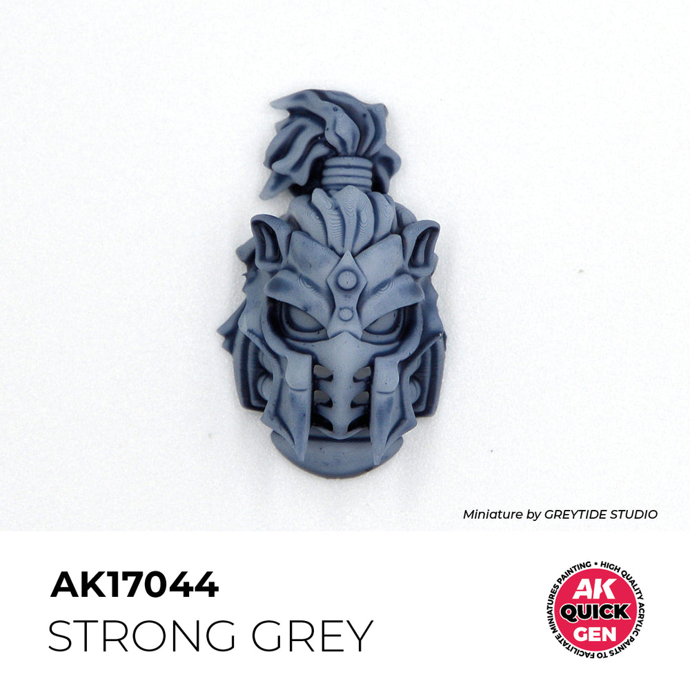 AK Interactive Quick Gen 17044 Strong Grey 18ml Acrylic Paint