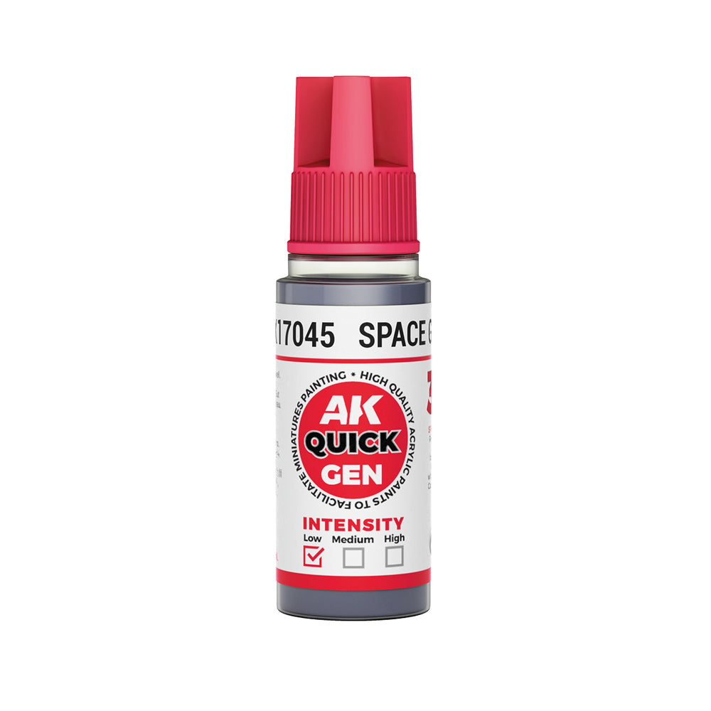 AK Interactive Quick Gen 17045 Space Grey 18ml Acrylic Paint