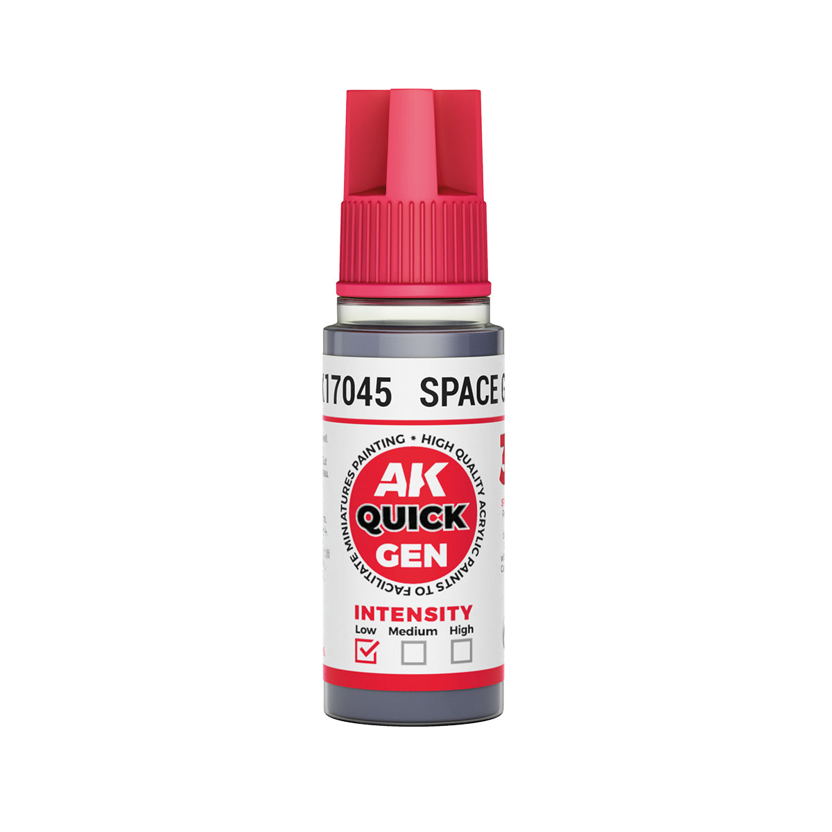 AK Interactive Quick Gen 17045 Space Grey 18ml Acrylic Paint