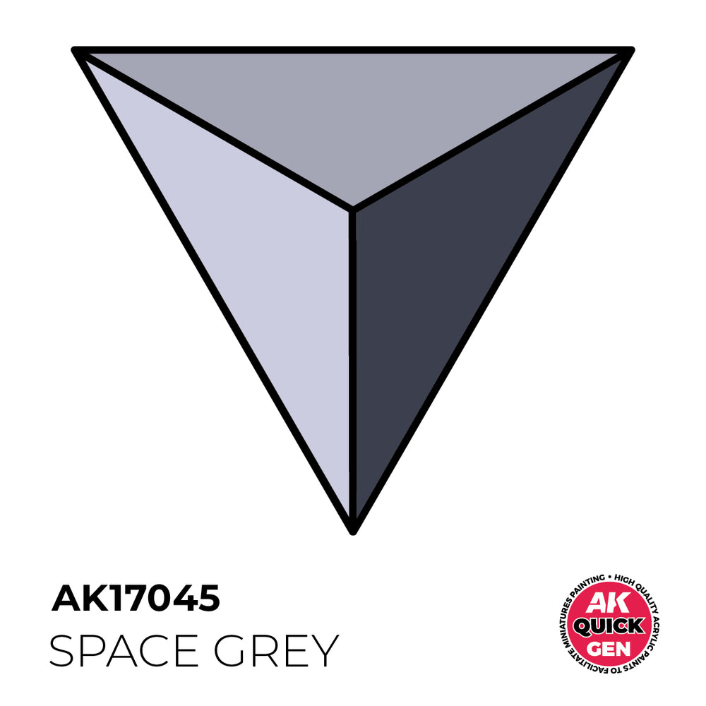 AK Interactive Quick Gen 17045 Space Grey 18ml Acrylic Paint