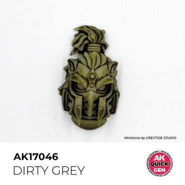 AK Interactive Quick Gen 17046 Dirty Grey 18ml Acrylic Paint