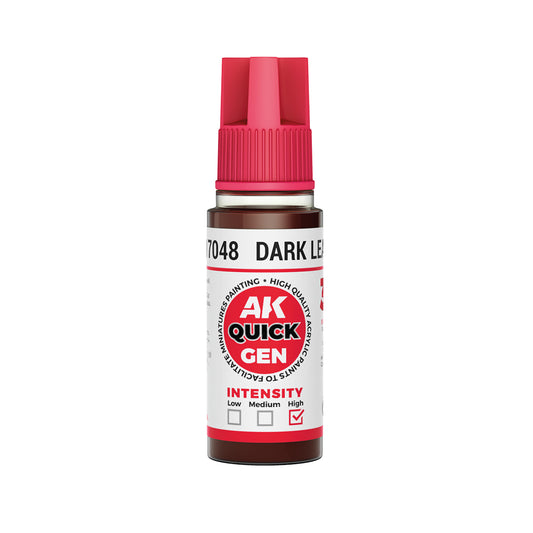 AK Interactive Quick Gen 17048 Dark Leather 18ml Acrylic Paint