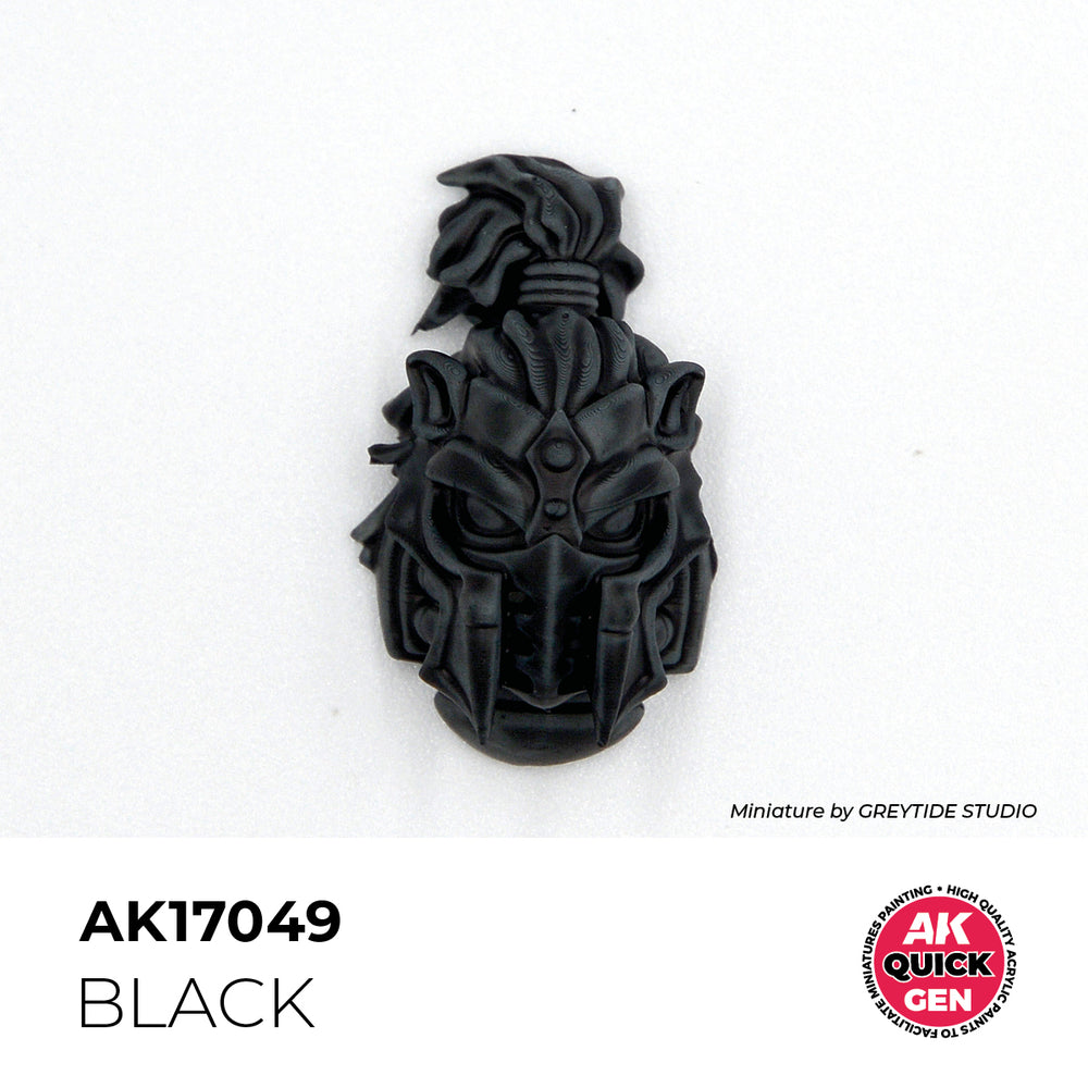 AK Interactive Quick Gen 17049 Black 18ml Acrylic Paint