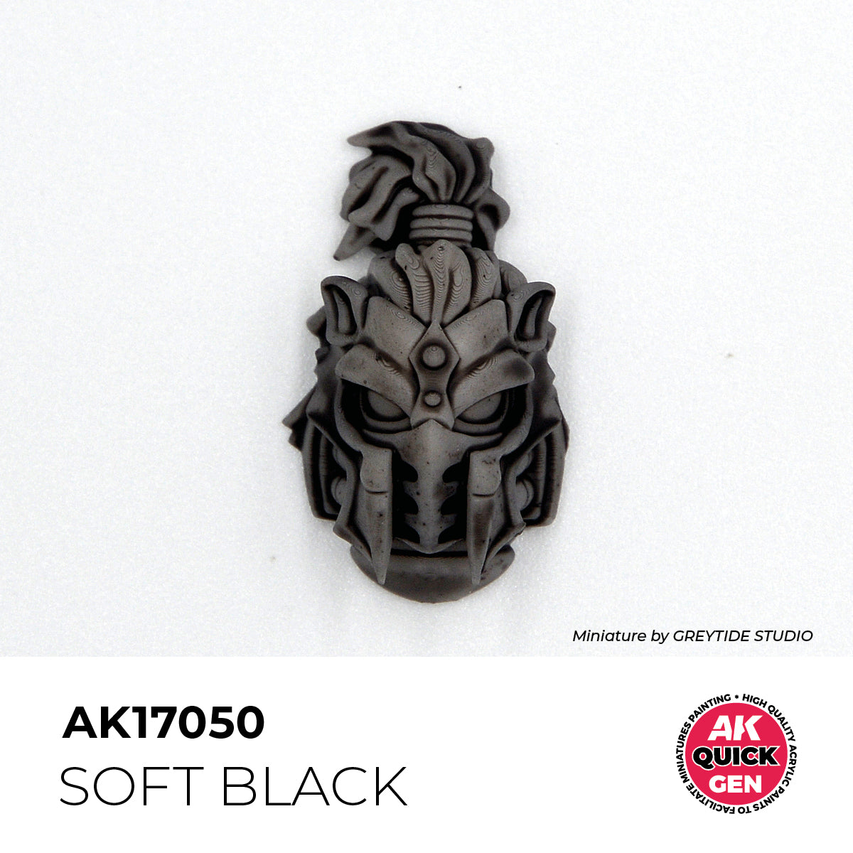 AK Interactive Quick Gen 17050 Soft Black 18ml Acrylic Paint