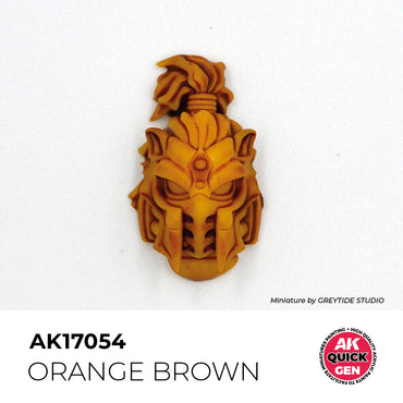 AK Interactive Quick Gen 17054 Orange Brown 18ml Acrylic Paint