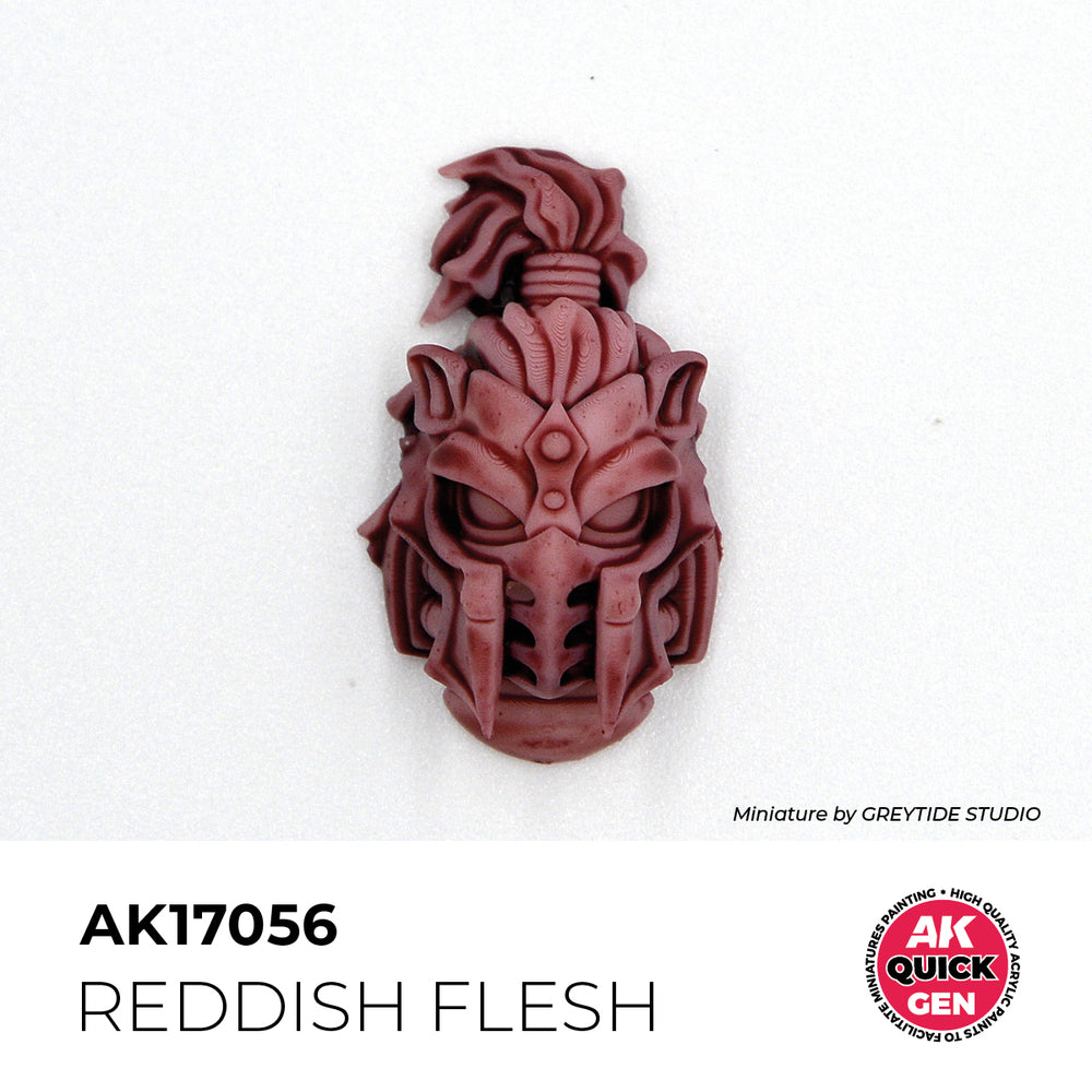 AK Interactive Quick Gen 17056 Reddish Flesh 18ml Acrylic Paint