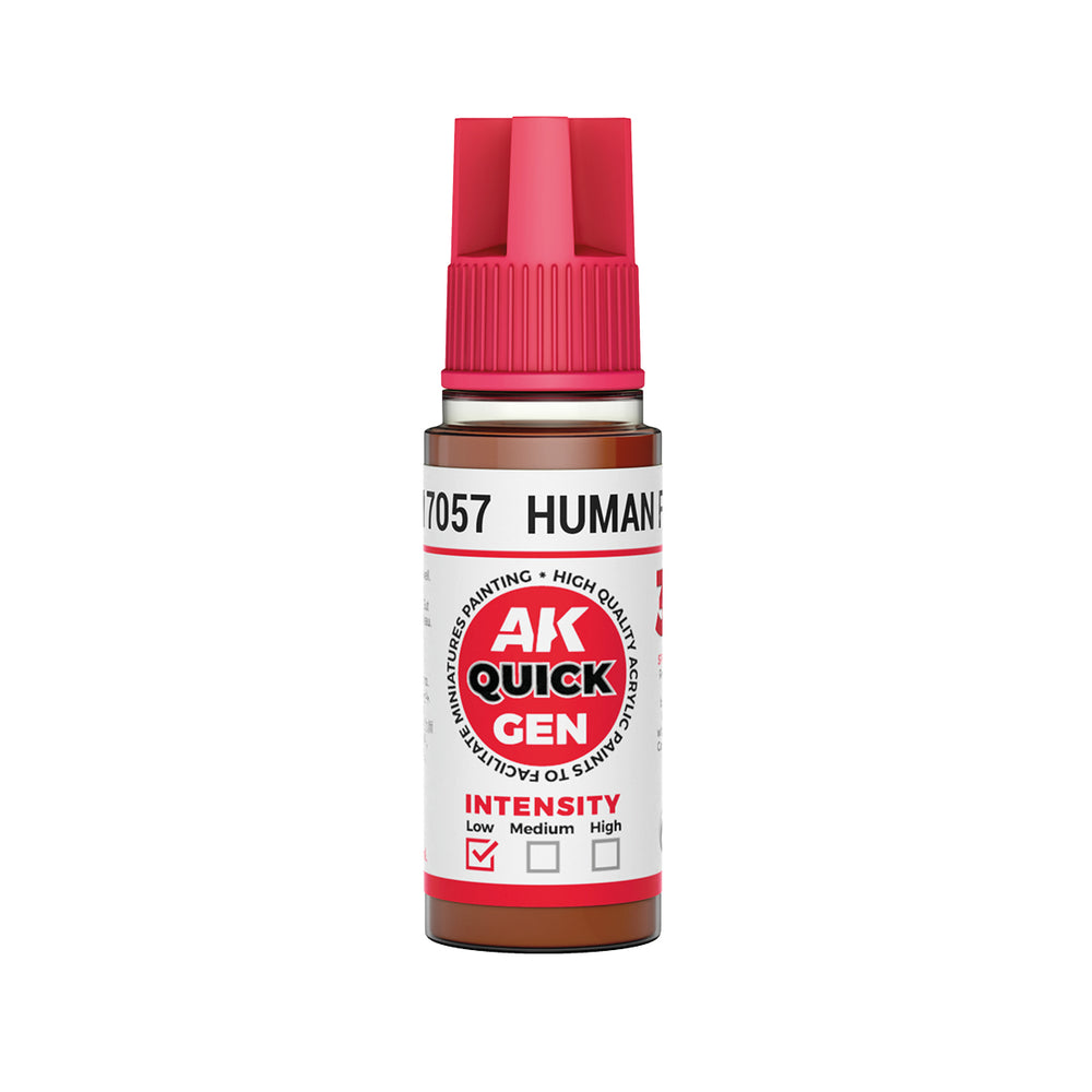 AK Interactive Quick Gen 17057 Human Flesh 18ml Acrylic Paint