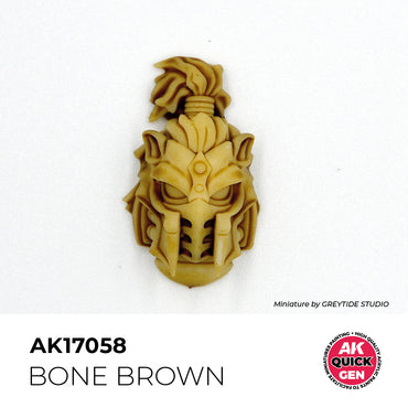 AK Interactive Quick Gen 17058 Bone Brown 18ml Acrylic Paint