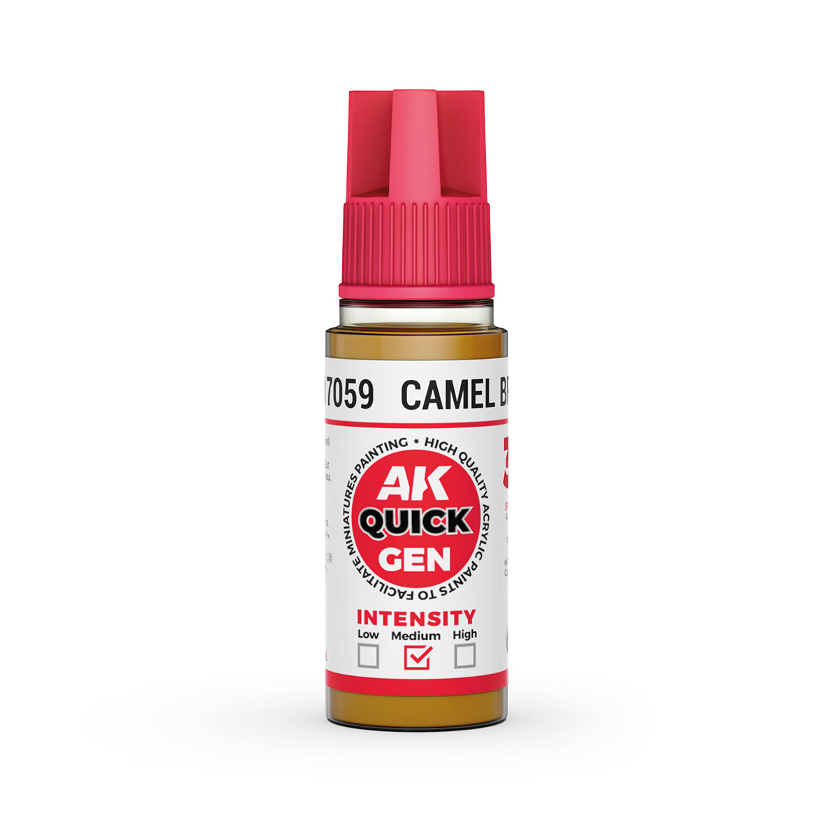 AK Interactive Quick Gen 17059 Camel Brown 18ml Acrylic Paint
