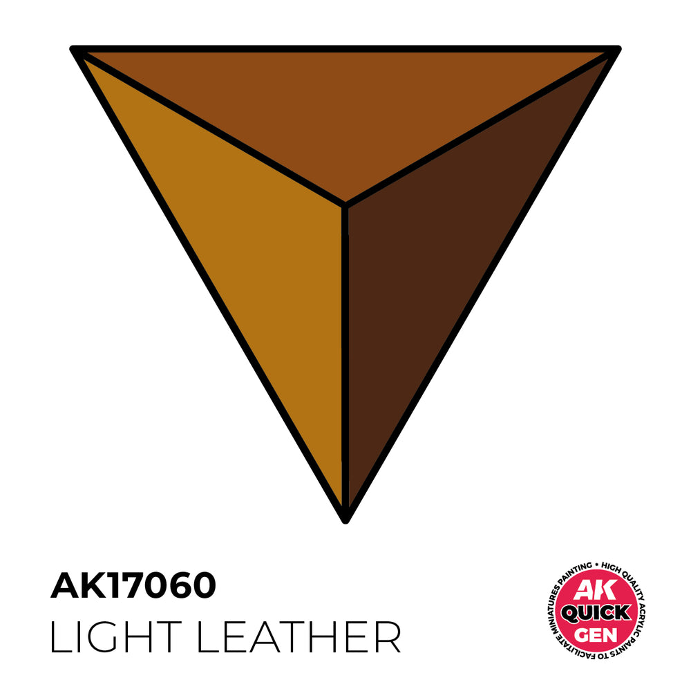 AK Interactive Quick Gen 17060 Light Leather 18ml Acrylic Paint