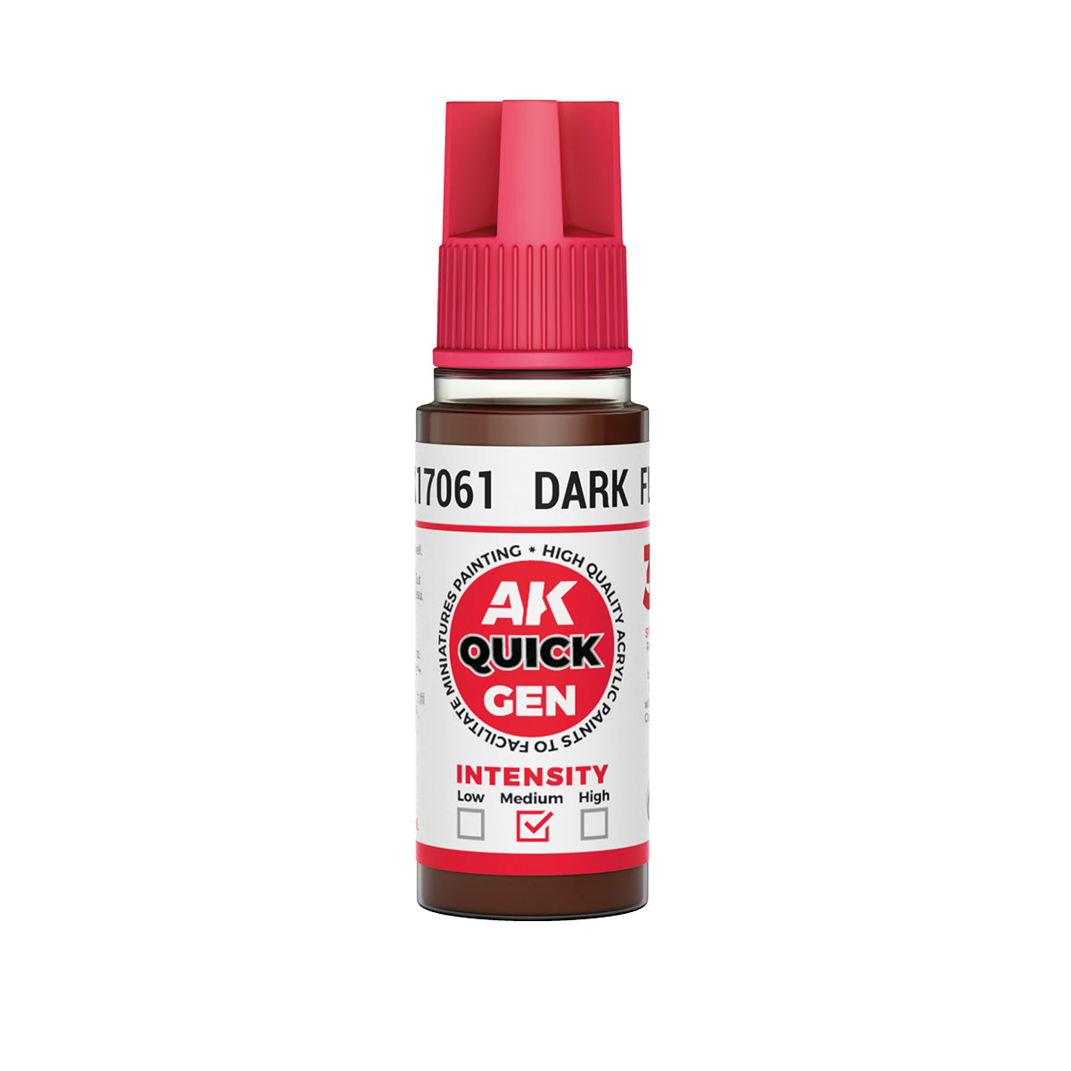 AK Interactive Quick Gen 17061 Dark Flesh 18ml Acrylic Paint