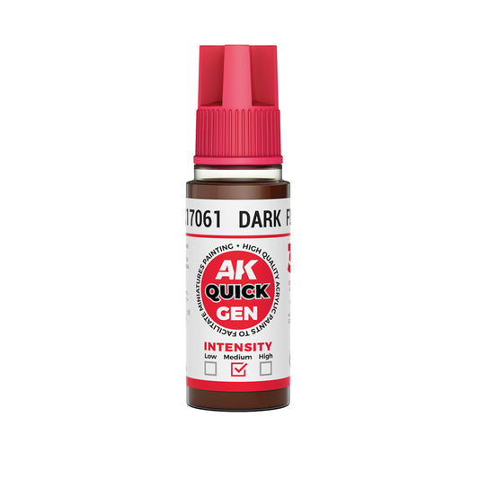 AK Interactive Quick Gen 17061 Dark Flesh 18ml Acrylic Paint