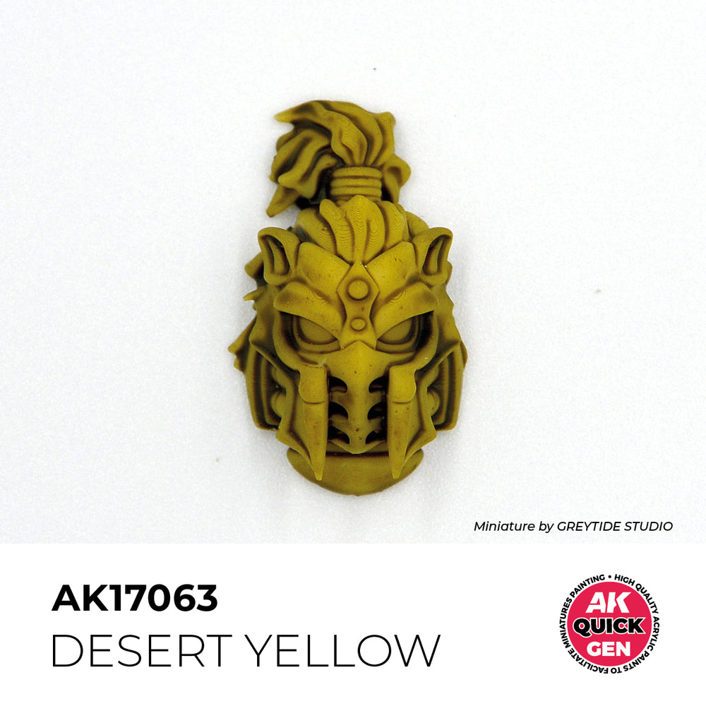 AK Interactive Quick Gen 17063 Desert Yellow 18ml Acrylic Paint