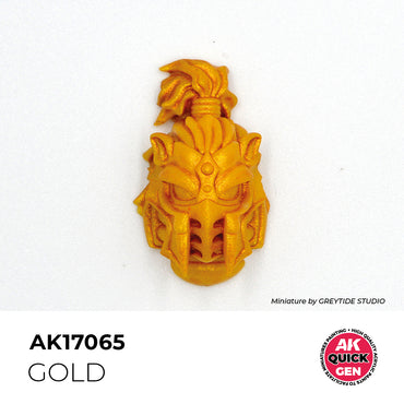 AK Interactive Quick Gen 17065 Gold 18ml Acrylic Paint