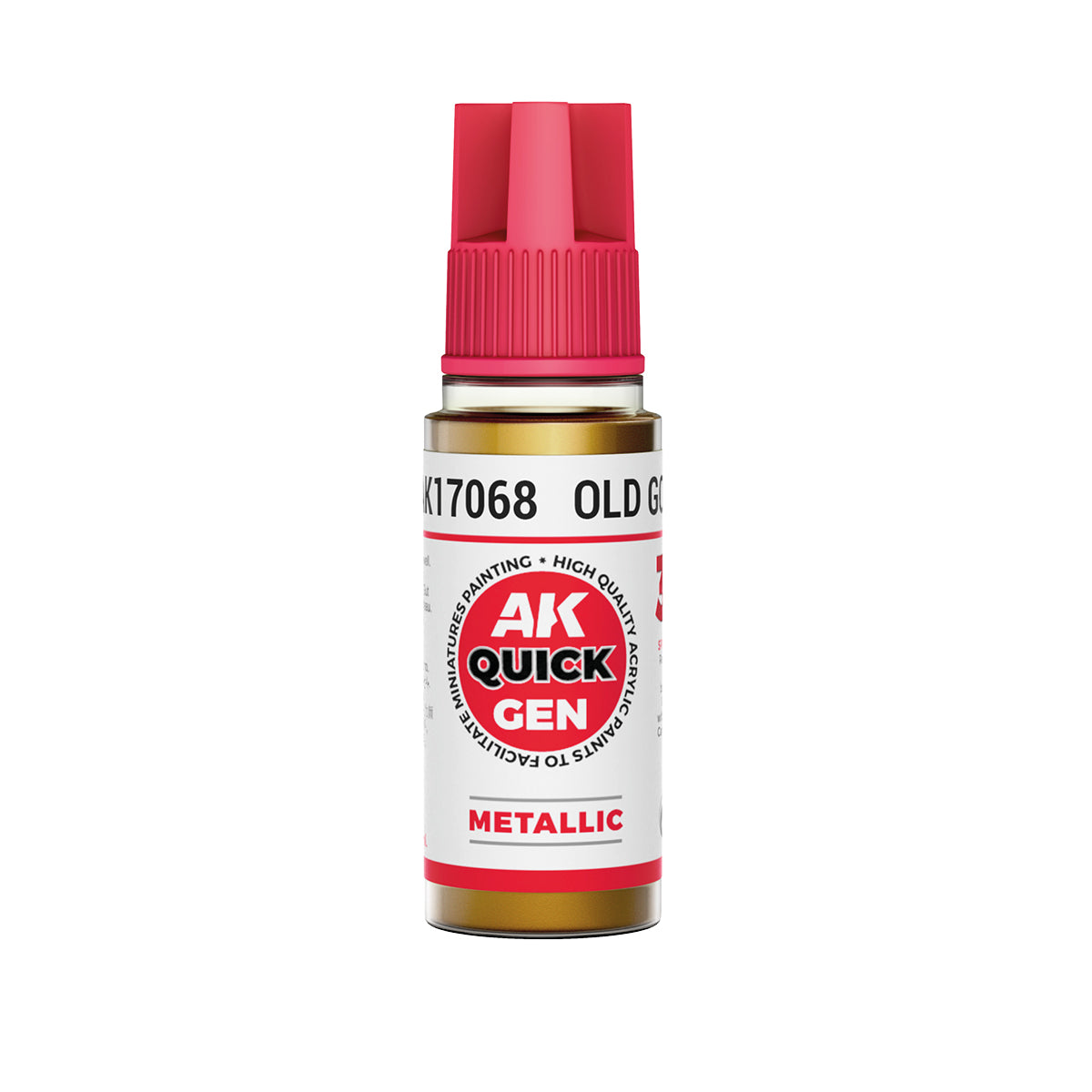 AK Interactive Quick Gen 17068 Old Gold 18ml Acrylic Paint