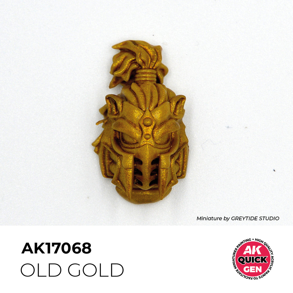 AK Interactive Quick Gen 17068 Old Gold 18ml Acrylic Paint