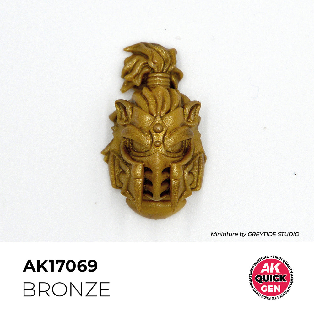 AK Interactive Quick Gen 17069 Bronze 18ml Acrylic Paint