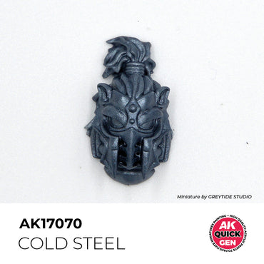 AK Interactive Quick Gen 17070 Cold Steel 18ml Acrylic Paint