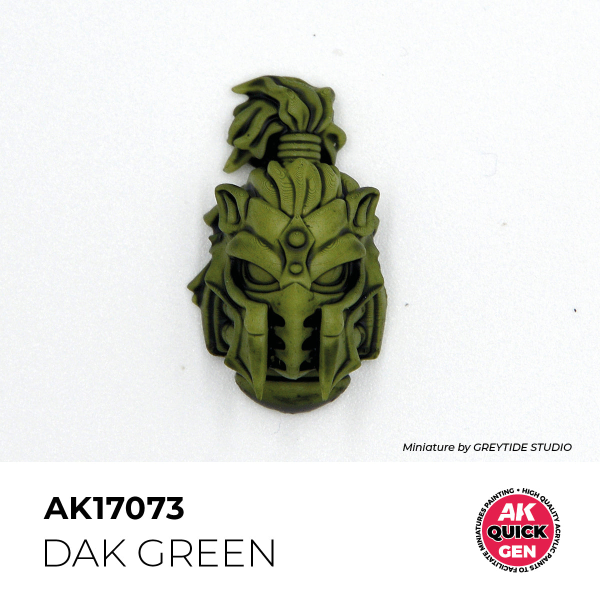 AK Interactive Quick Gen 17073 Dak Green 18ml Acrylic Paint
