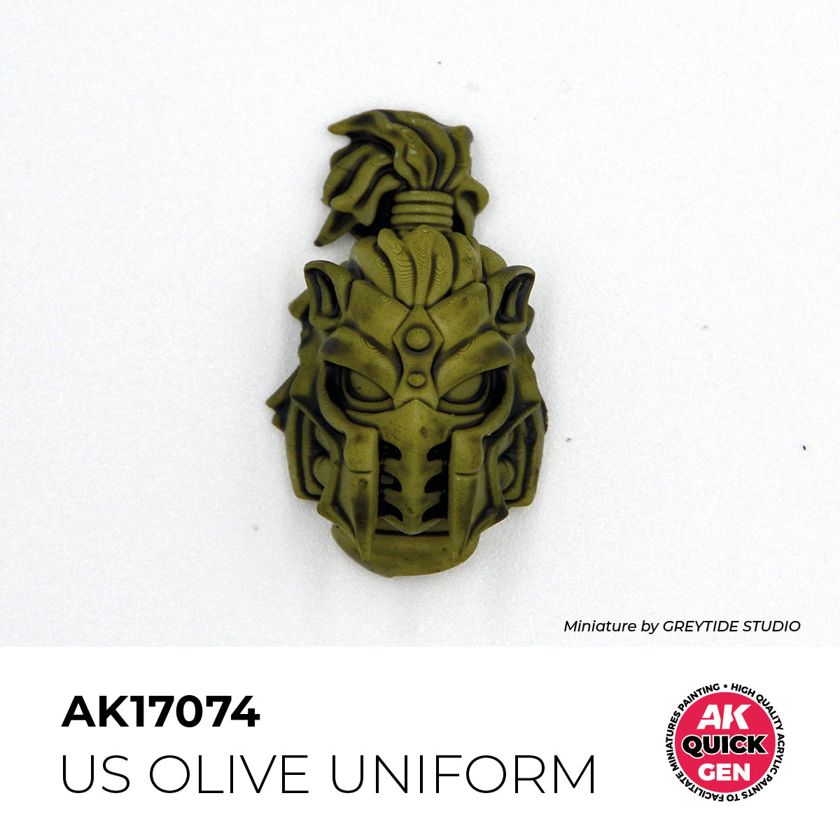 AK Interactive Quick Gen 17074 Us Olive Uniform 18ml Acrylic Paint