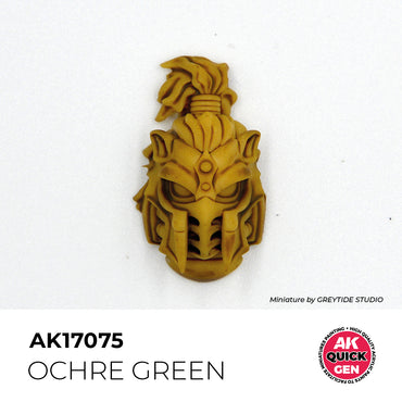 AK Interactive Quick Gen 17075 Ochre Green 18ml Acrylic Paint