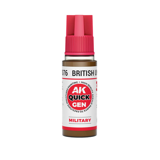 AK Interactive Quick Gen 17076 British Uniform 18ml Acrylic Paint
