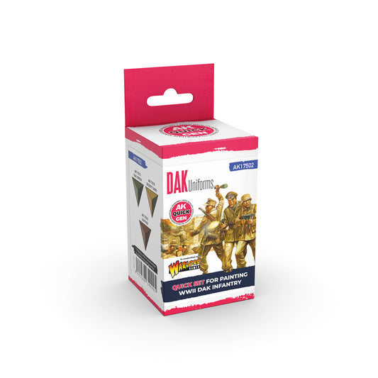 AK Interactive Quick Gen 17502 DAK Uniforms Acrylic Paint Set