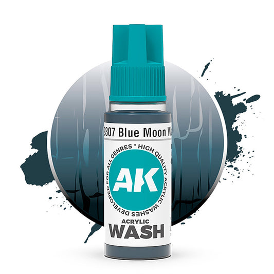 AK Interactive Blue Moon Wash Acrylic 18ml AK19307