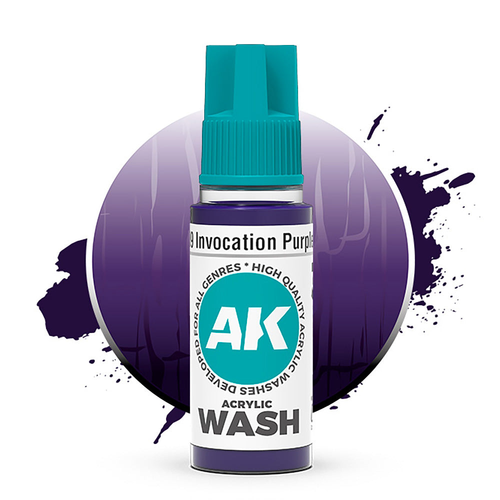 AK Interactive Invocation Purple Wash Acrylic 18ml AK19309