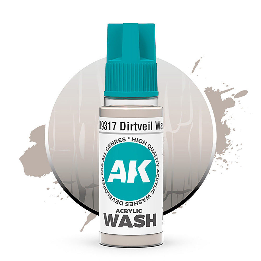 AK Interactive Dirtveil Wash Acrylic 18ml AK19317