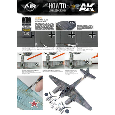 AK Interactive 2072 Grey/Blue Camouflage Paneliner Enamel 35ml