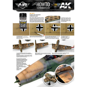 AK Interactive 2073 Sand/Desert Camouflage Paneliner Enamel 35ml