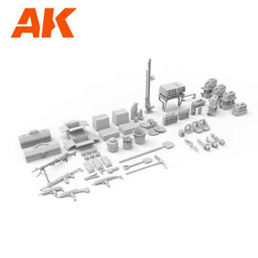 AK Interactive 35006 Israeli Defence Forces IDF Accessories 1:35 Model Kit