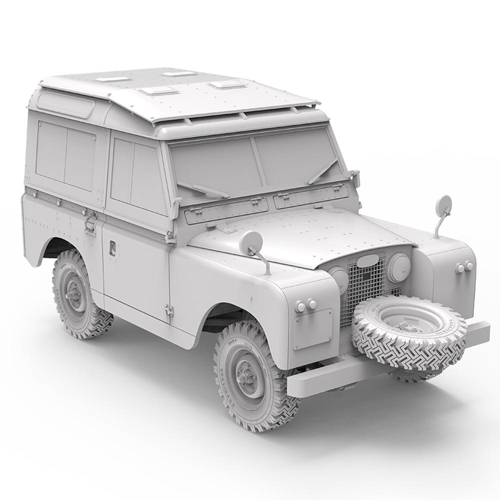 AK Interactive 35013 Land Rover 88 Series IIA Station Wagon 1:35 Model Kit