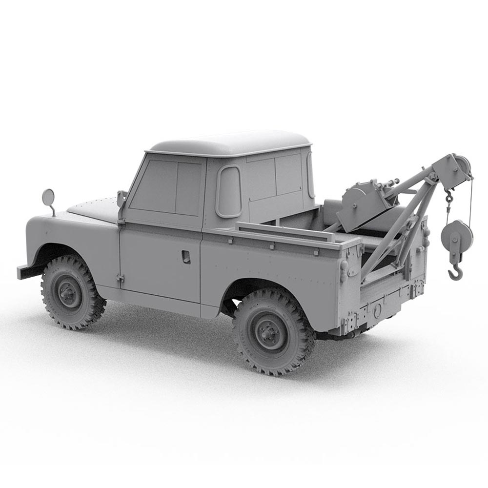 AK Interactive 35014 Land Rover 88 Series IIA Crane-Tow Truck 1:35 Model Kit