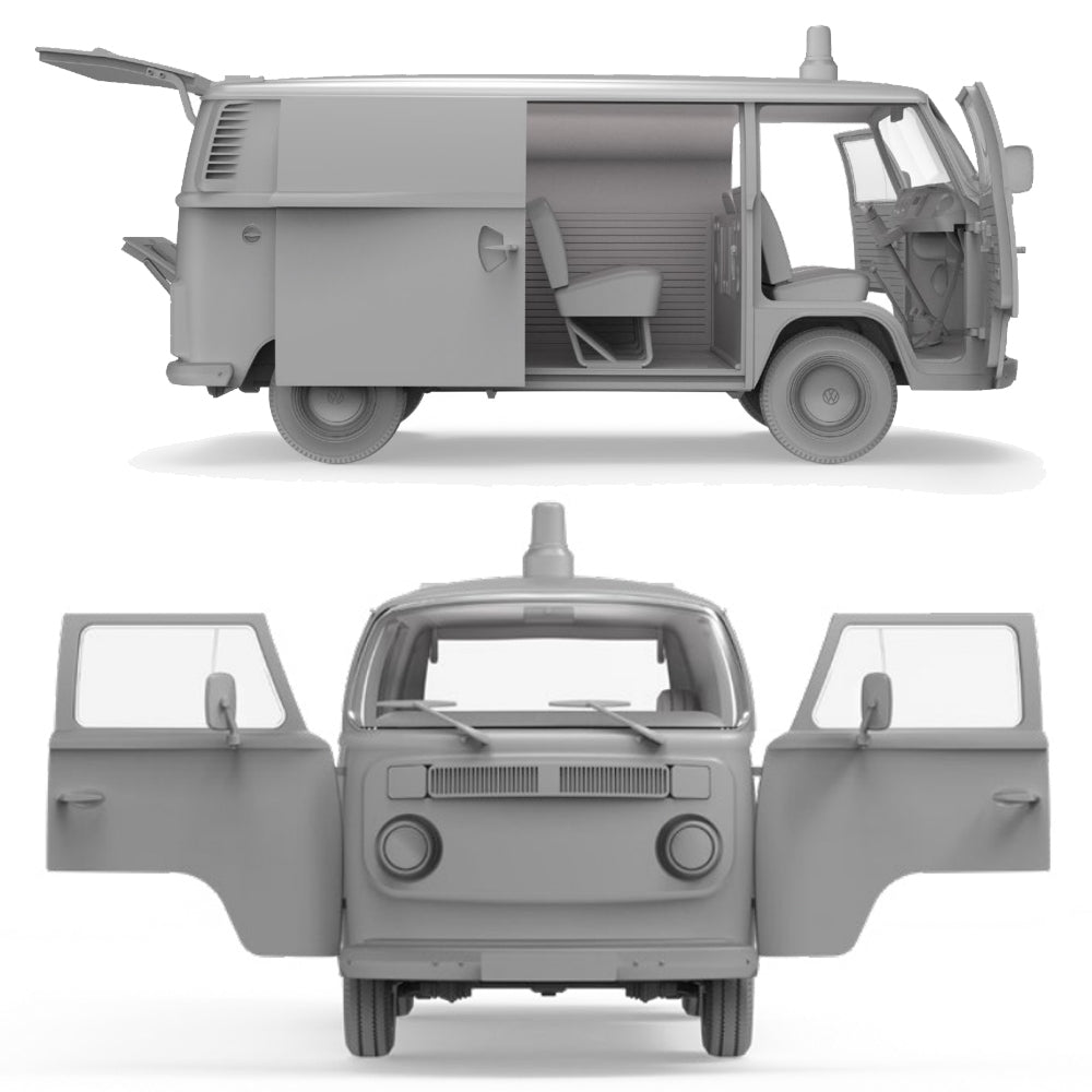 AK Interactive 35024 T2 Model 1972 Van 1:35 Model Kit