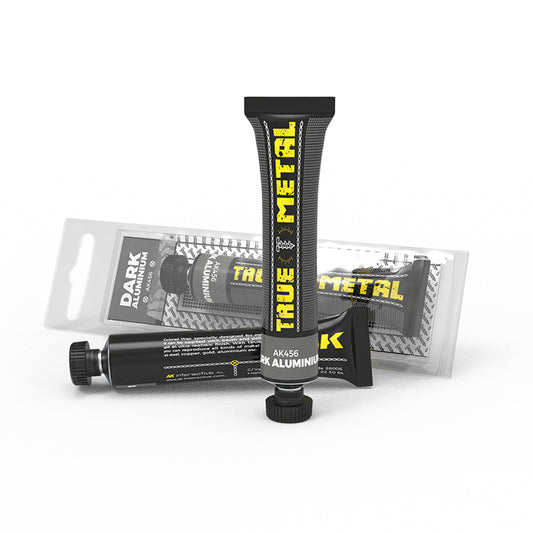 AK Interactive AK456 Dark Aluminium True Metal Metallic Model Wax Paint