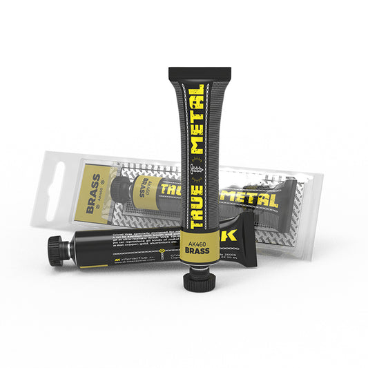 AK Interactive AK460 Brass True Metal Metallic Model Wax Paint