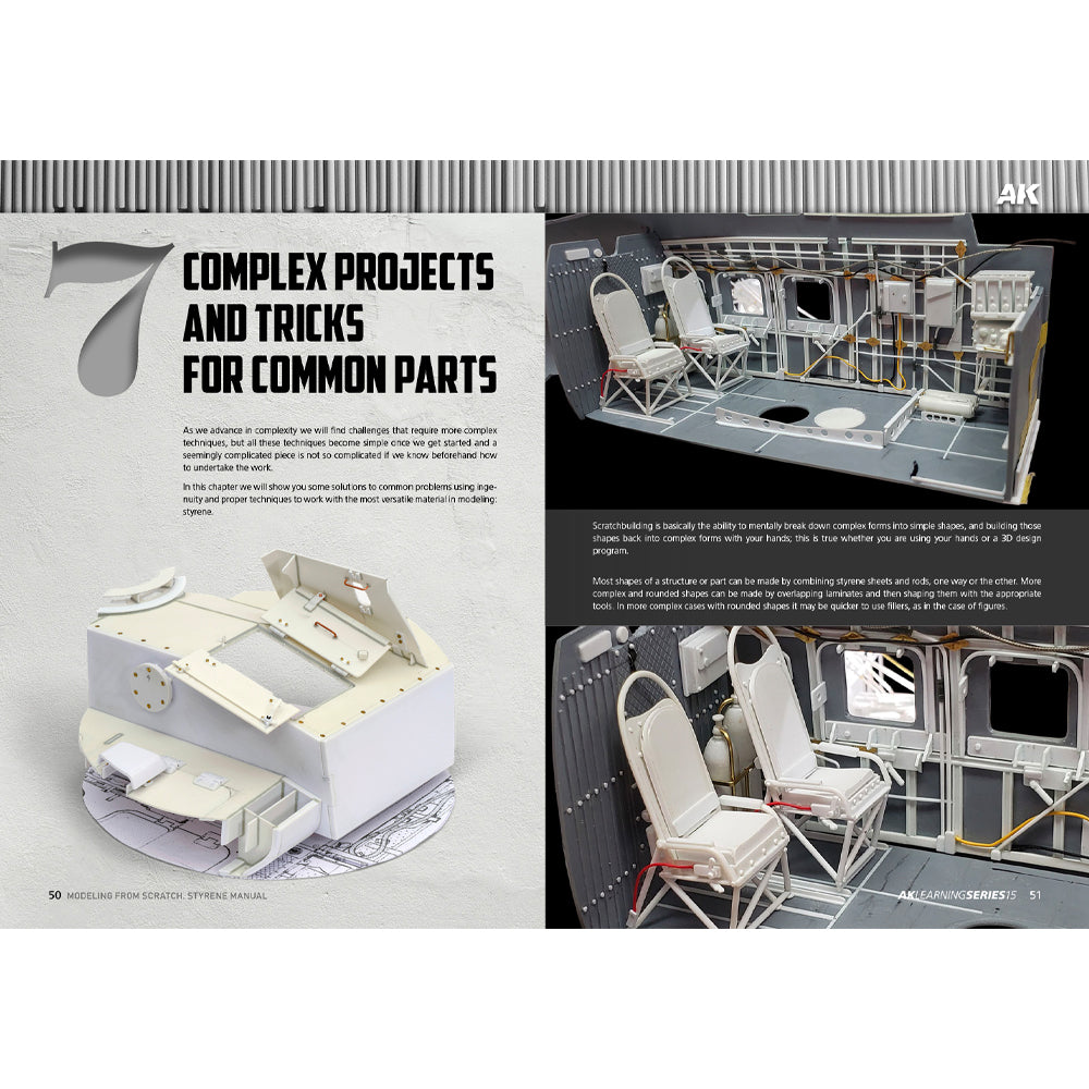 AK Interactive Modelling From Scratch (Styrene) Techniques Manual Book AK527