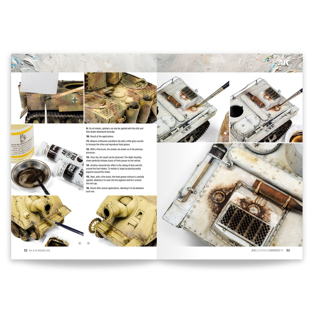 AK Interactive Learning Series 18 Oils in Modelling Book AK544