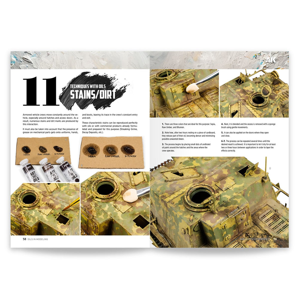 AK Interactive Learning Series 18 Oils in Modelling Book AK544