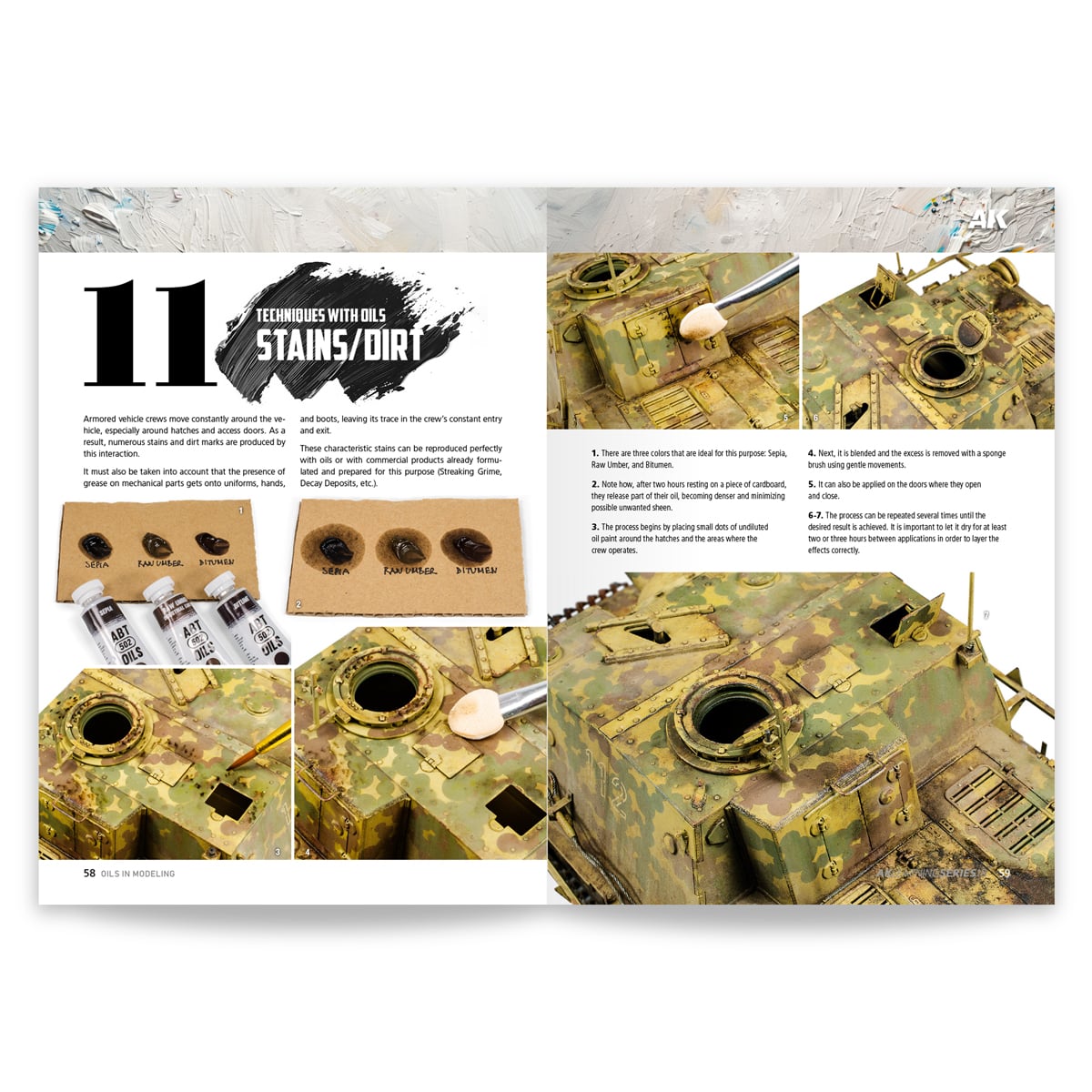 AK Interactive Learning Series 18 Oils in Modelling Book AK544