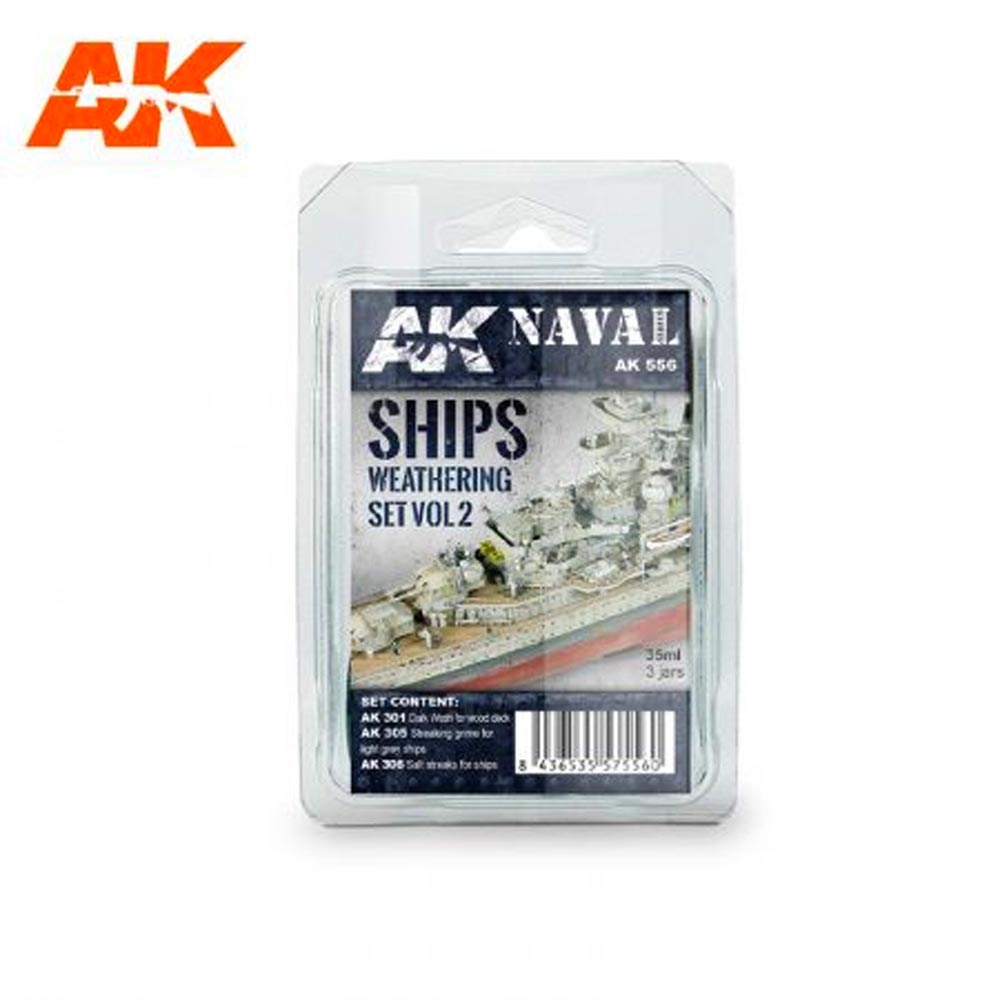 AK Interactive 556 Naval: Ships Weathering Set Vol. 2