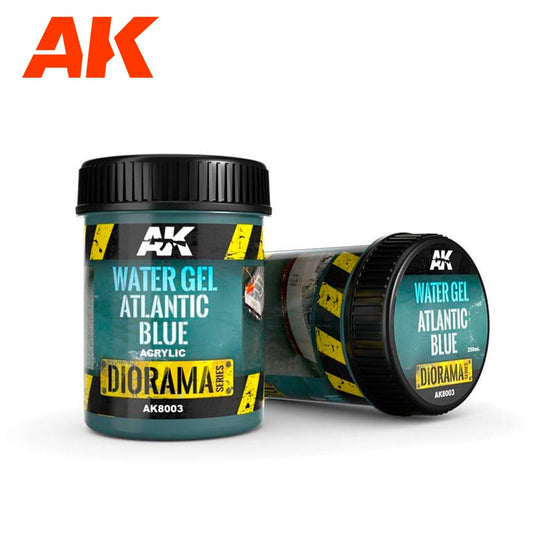 AK Interactive 8003 Diorama: Water Gel Atlantic Blue - 250ml (Acrylic)